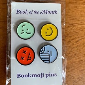 Book of the Month bookmoji pins